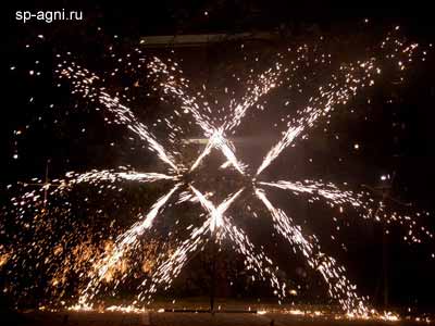 Пиротехническая фигура Венецианская диадема