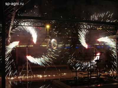 Фигуры пиротехнические Японские колеса